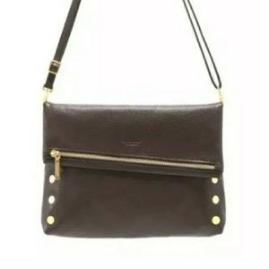 Hammitt VIP Large BROWN Clutch Crossbody Handbag